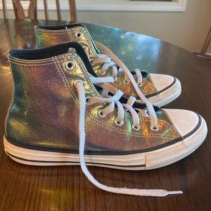 Converse Metallic Sneakers Youth Size 3